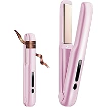 Amazon | コードレス ヘアアイロン 2WAY 18mmプレート カール