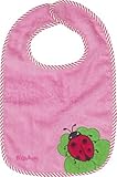 Playshoes 32 x 28cm Baby Bib Ladybug (Pink, XXL) by Playshoes