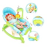 BBYY6001-L 子供のロッキングチェア ミニウムベース 赤ちゃん ベビーロッキングチェア サウンドコントロール 多機能 電動 ロッキングチェア ベビー リクライニングチェア ベビーチェア 折りた