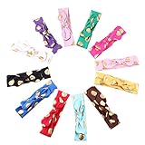 Ochine　新生児 赤ちゃん 出産祝い　ベビー キッズ ヘアバンド　赤ちゃんもオシャレに♪ 　ポルカドット柄　弾力性　可愛いボウ 12色セット