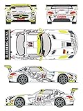 プラッツ RDE24004 1/24 メルセデス SLS GT3 HTP モータースポーツカー No.84 2013年スパ 24時間 デカールセット