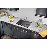 Cahaba casc0086 23 x 19 16ゲージステンレススチールハンドメイドシングルボウルバーSink with Lowプロファイルプルアウトキッチン蛇口、ソープディスペンサー
