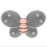 ナイロンHanging Bumble Bee Decorations Hailey – メッシュBumblebee Bees装飾の女の子のベッドルーム、赤ちゃん保育園、ホーム、Playroom、結婚式