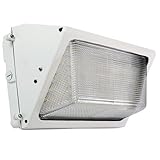 Morris 71429 80W 5000K LED Medium Wall Packs, 7335 lm, 120-277V, White [並行輸入品]