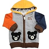 (ミキハウス)ダブルＢ　DOUBLE.B編みベアつきパーカー 120cm マルチ（87）