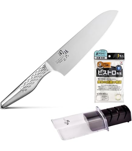Amazon.co.jp: 貝印 KAI 関孫六 匠創 三徳包丁165mm&キッチン鋏セット