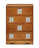 大川家具 nakakei チェスト スパニッシュ 60cm幅4段 ナチュラル 172961