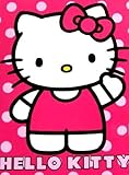 Hello Kitty Royal Plush Raschel Throw