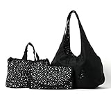 [セット品] agnes b. ENFANT アニエスベー アンファン MOTHERS BAG マザーズバッグ インバッグ おむつ替えマット ショップバッグ付 (星柄)
