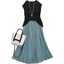Amazon | [YINGDIE] トップス ロングスカート セットアップ