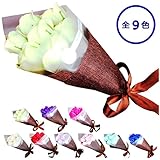 Felimoa 枯れない 花 ソープ フラワー 母の日 バレンタイン ホワイトデー 入学 卒業 誕生日 結婚記念日 お祝い プレゼント 花束 ブーケ (グリーン)