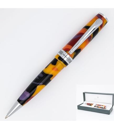 Amazon | Monteverde USA レガッタスポーツボールペン ブルー/イエロー