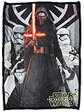 Star Wars: The Force Awakens First Attack HD Mink Sherpa Throw [並行輸入品]