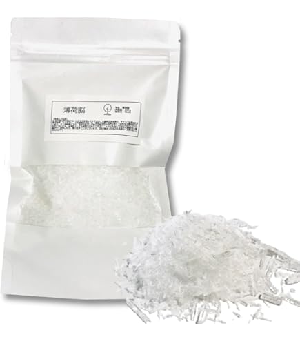 Amazon.co.jp: 【100g】ハッカ結晶 食品グレード 薄荷脳 メンソール