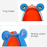 Baby Boys Standing Potty Frog Shape Wall-Mounted Urinals Toilet Training BY EagleWood (Blue)