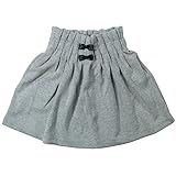 《春秋冬対応》SCHNEE(スネー) フライス天竺起毛スカート 100cm /杢グレー NO.F-661435