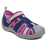 [ペディペド] pediped Flex Sahara - ウォーターサンダル Navy/Pink EU24 (日本サイズ15-15.5cm) 【並行輸入】