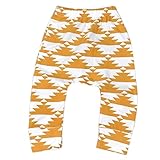 Plus Nao(プラスナオ) 子供用 パンツ 長ズボン 総柄プリント カジュアルスタイル 男の子 女の子 ベビー キッズ 70 80 90 10 70 オレンジ