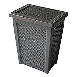 KETER ランドリーバスケット 茶