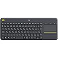ロジクール ワイヤレスキーボード タッチ キーボード K400pBK 国内正規品