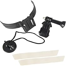 小型防滴カメラ(ヘルメット装着タイプ) Amazon | ヘルメット用 小型カメラ顎マウント 粘着タイプ 貼る