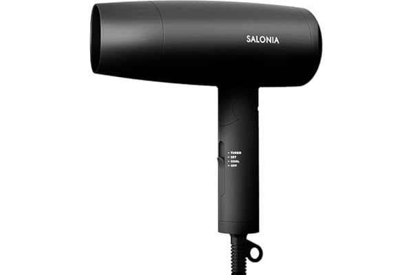 Salonia SL-013AB Speedy Ion Hair Dryer, Large Airflow, Quick Drying, Lightweight, Negative Ion, Black, Amazon.co.jp Exclusive