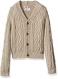 GUESS Little Boys' Long Sleeve Cable Knit Cardigan Sweater Sands 6 [並行輸入品]