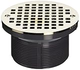 Jones Stephens D6084BN 3-1/2-Inch PVC Spud Brushed Nickel Strainer [並行輸入品]