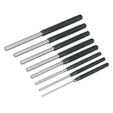 8pc 200mm Silverline Pin Punch Long Parallel Set Kit Heavy Duty
