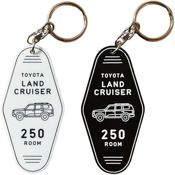 Amazon.co.jp: ランドクルーザー250 キーホルダー、キーリング