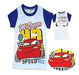 子供　半袖Tシャツ　男の子　女の子　キッズ　トップス　各種 (100, カーズ（ブルー）) [並行輸入品]