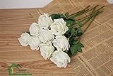 Coobl人工シルクフラワーウェディングダイニングテーブルDecorated withローズフラワーウェディングブーケ花嫁Holding Garlands Vine Plant花嫁DIY花アートホーム