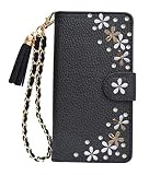 「kaupili」Galaxy S24 ultra SC-52E docomo au専用 ケース 鏡/ミラー付き カード収納 スタンド機能 手帳型 お財布機能付き 化粧鏡付き(B18-2-XH2-Y1)