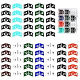 FIGURESLAB MTGアビリティカウンター バフトークン マジック・ザ・ゲータリング用ボックス付き +1/+1と-1 クリーチャーステータスまたは忠誠カウンター MTG CCG TCGカードゲームアクセサリー用 60個入り
