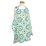 Trend Lab Waverly Solar Flair Nursing Cover, Blue/Green