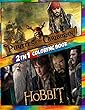 2 in 1 Coloring Book Pirates of the Caribbean and Hobbit: Best Coloring Book for Children and Adults, Set 2 in 1 Coloring Book, Easy and Exciting Drawings of Your Loved Characters and Cartoons
