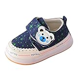 Tovadoo　ベビーシューズ　マジックテープ　熊ちゃん　ゴム製靴裏　四季通用　滑り止め　履きやすい　履き心地良い　つま先保護 歩行練習用　可愛い　通学　旅行　男の子　女の子　キッズ　11.5-14c