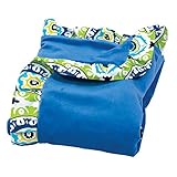 Trend Lab Waverly Solar Flair Ruffle Trimmed Receiving Blanket, Blue/Green