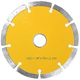 ダイヤモンドカッター 125mm セグメント 乾式 コンクリート ブロック タイル レンガ 切断用 刃 ダイヤモンド カッター 替刃 替え刃 DC125