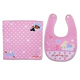 (株)内藤デザイン研究所 ラパン・レーヴ・ドゥ ワッフルハンカチ&ワッフルスタイ(ピンク)