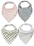 Biddy Baby Drooling and Teething Bandana Bibs Gift Set for Girls by Biddy Baby