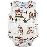 Albetta（アルベッタ） ランニングボディ Cowboy プリント【CBV65015】 (60-70cm(0-3ヶ月))