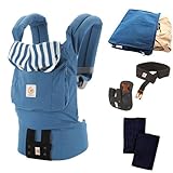 Ergobaby SG新仕様 【日本正規品保証　日本限定ベビーウエストベルト付】エルゴベビー ベビーキャリア ビーチハウス スペシャルセット（よだれパッド＋収納ポーチ付き）