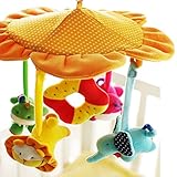 OLizee??Multifunctional Baby Crib Mobile Bed Bell with Music Box and Holder(Sunflower) by OLizee