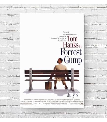 壁美人付　ACME アクメファニチャー　フォレストガンプ　ポスター付 壁美人付 ACME アクメファニチャー フォレストガンプ ポスター付 壁