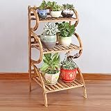 フラワースタンド無垢材組立ポットラックリビングルーム屋内屋外バルコニーパティオ工場盆栽装飾フレーム (色 : A2)