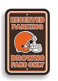 NFL Cleveland Brownsプラスチック駐車場サイン