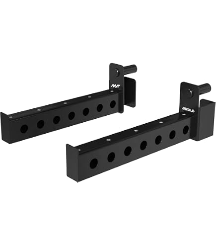 Amazon.co.jp: Yes4All 厚手スチール製 2x2 Jフック パワーラック/J