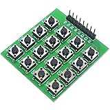 RASBEE 4X4 マトリックス キーボード 4*4 行列キーボード MCU 外付けキーボード 16キーパッド キーボード モジュール 16ボタン キーパッド ボタンボード キーパッドマトリックス 並行輸入品