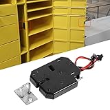 Yosoo 電気ドアロック キャビネットロック 電磁ロック 電気制御ロック ファイル DC 12V 1個 宅配便引き出しロッカー ドアアクセス制御システム ラッチ鋼 電気錠 弾性設計
